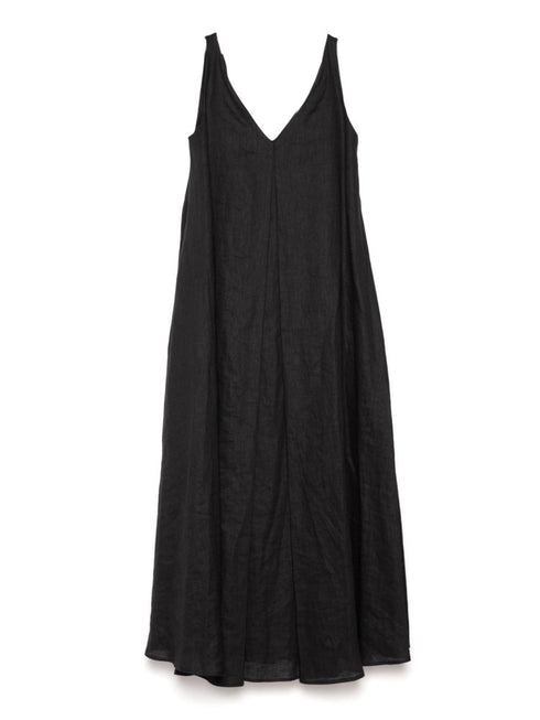 maxi linen dress
